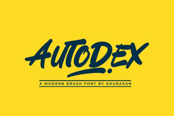 Autodex: A Bold Font for Business Branding