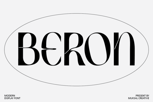 Beron: The Ultimate Retro Display Font for Bold Designs