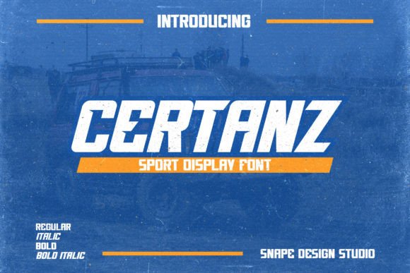 Certanz Font for Dynamic Branding and Professional Design