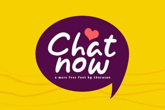 Chatnow Font for Handmade Creations and Branding
