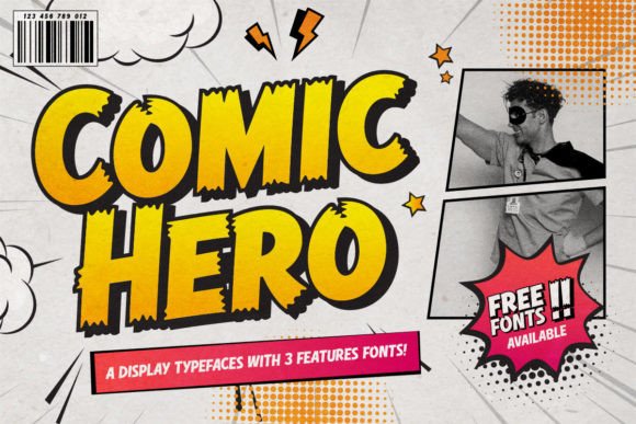 Comic Hero: The Playful Display Font for Modern Editorial Design