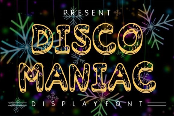 Disco Maniac: The Retro Display Font for Bold Editorial Design