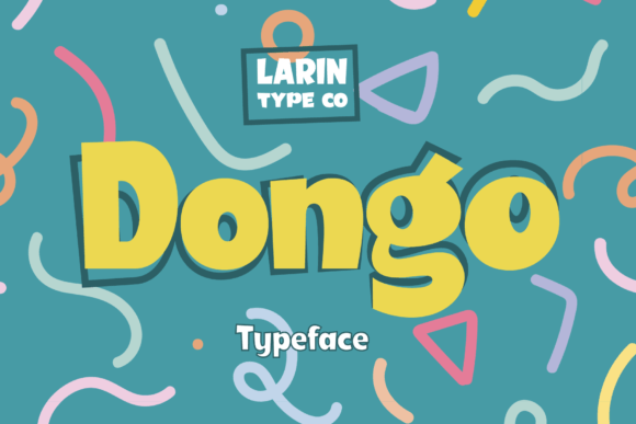 Dongo: The Playful Display Font for Handmade Shop Branding