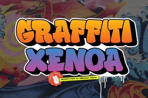 Graffiti Xenoa: A Bold Display Font for Urban Branding