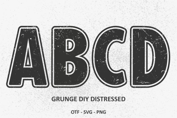 Grunge Diy Distressed: The Ultimate Vintage Display Font for Bold Campaigns