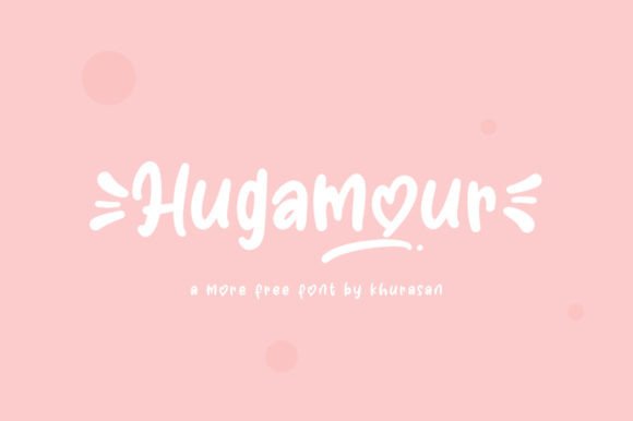 Hugamour: A Modern Display Font for Web Design