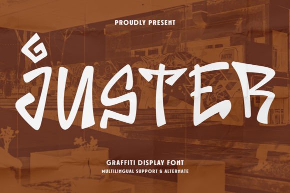 Juster: The Fun Display Font for Bold Brand Identity
