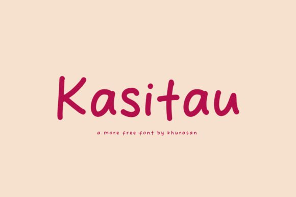 Kasitau: A Modern Handwritten Font for Editorial Creativity