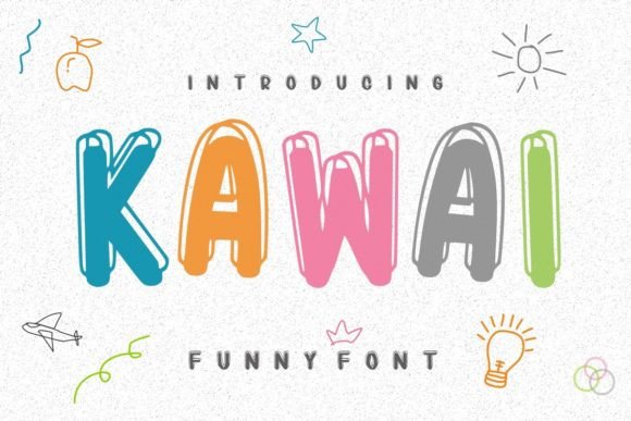 Kawai: A Handwritten Display Font for Creative Projects