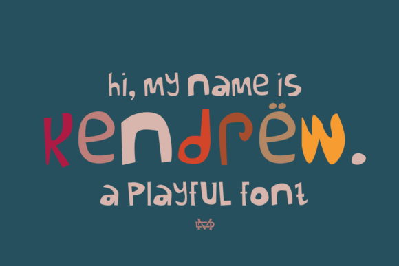 Kendrew: The Joyful Display Font for Standout Campaigns