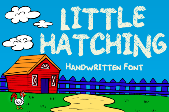 Little Hatching: A Playful Font for Farm-Themed Branding