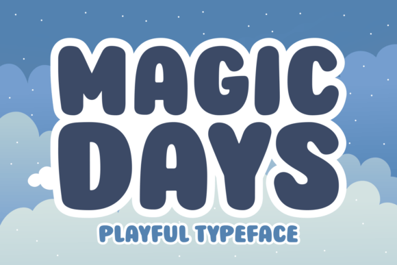 Magic Days: A Bold Display Font for Creative Makers