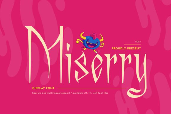Miserry Display Font for Bold Campaign Headlines