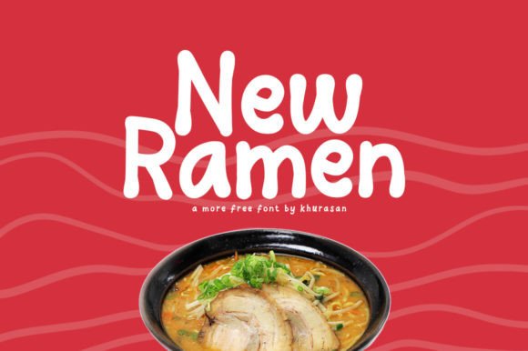 New Ramen: A Modern Handwritten Font for Creative Projects