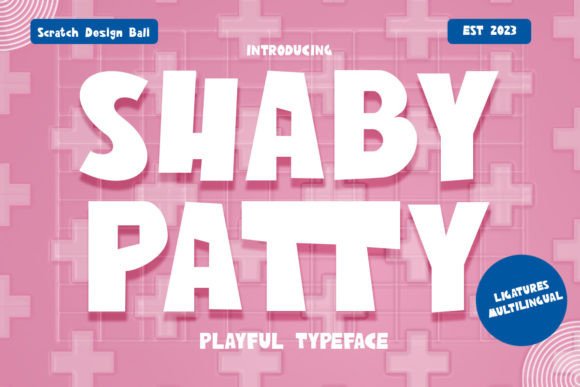 Shaby Patty: The Retro Display Font for 90s Branding Projects