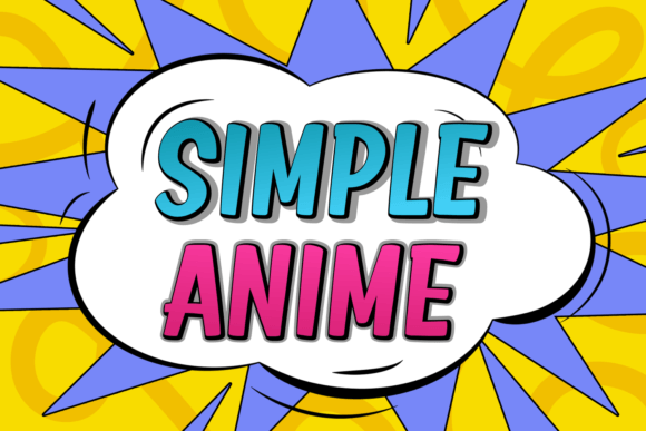 Simple Anime Font for Bold Branding and Eye-Catching Campaigns