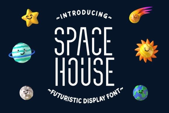 Space House Font for Modern Digital Campaigns