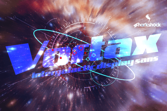 Vortax: A Space-Age Display Font for Bold Editorial Design