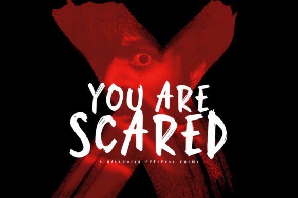 You Are Scared Font for Editorial Design