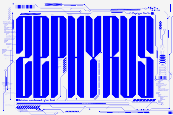 Zephyrus: The Condensed Cyber Typeface for Modern Web Design